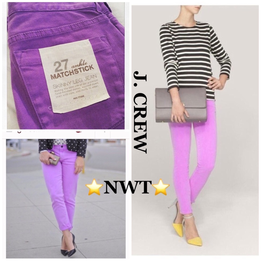 J. CREW Matchstick Skinny Ankle Jean